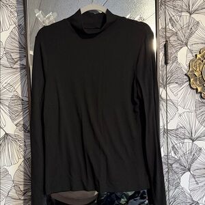 SO Classic Black Long Sleeve Turtleneck